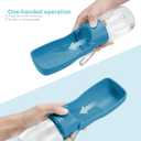 Portable Dog Small Animals Water Bottle for Walking 19 OZ or 12 OZ Pet Water Bottles for Puppy Medium Large Dogs Little Animals Water Dispenser Dog Small Animals Water Bowl