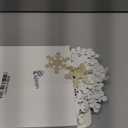 Pajean 240 Pcs Gold Snowflake Christmas Envelope Seal Stickers Glitter Snowflake Envelope Seals Decals Self Adhesive Holiday Invitation Mail Label for Winter Xmas Card Box Craft Gift Present Decor