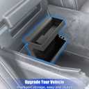 Center Console Tray Manager Storage Box Divider Compatible with Ford F-150 2017-2020, Armrest Hidden Storage Manager Accessories Lighting Pass-Through Design