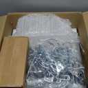 INCLY 90PCS Metal Peg Board Kit with 1/4" Pegboard Accessories, 6 Pack White Peg Board Panels, Bins, Cups and Peg Board Hooks, Paper Towel Holder,Pegboard Wall Organizer for Craft Room, Office, Sewing