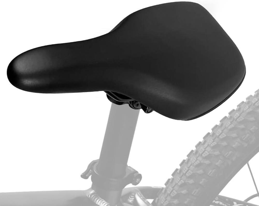 Kids Bike Saddle for 14 16 18 20 24 Inch Child Bikes Children Bike Replacement Kids Bike seat for Girls Boys Bike 129 (Black)