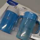 Dr. Brown's Milestones Straw to 360 Convertible Toddler Training Cup Set with Interchangeable Silicone Straw and 360 Degree Cup Lids, Blue Ocean, 10 oz/300 mL, BPA-Free, 9m+, 2-Pack