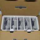 10-Pack Glass Food Storage Containers with Tempered Lids  Borosilicate, Airtight, Oven-Safe (-4F~950F), BPA-Free, 4.4 & 1.6 Cup, Leak-Proof, Dishwasher Safe (Blue)