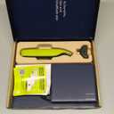 Philips Norelco One 360 Hybrid Face, Electric Beard Trimmer and Shaver, with 360 Technology, 1x 360 for Face, 5in1 Adjustable Comb, Model QP2724/90 (Black & Lime Green)