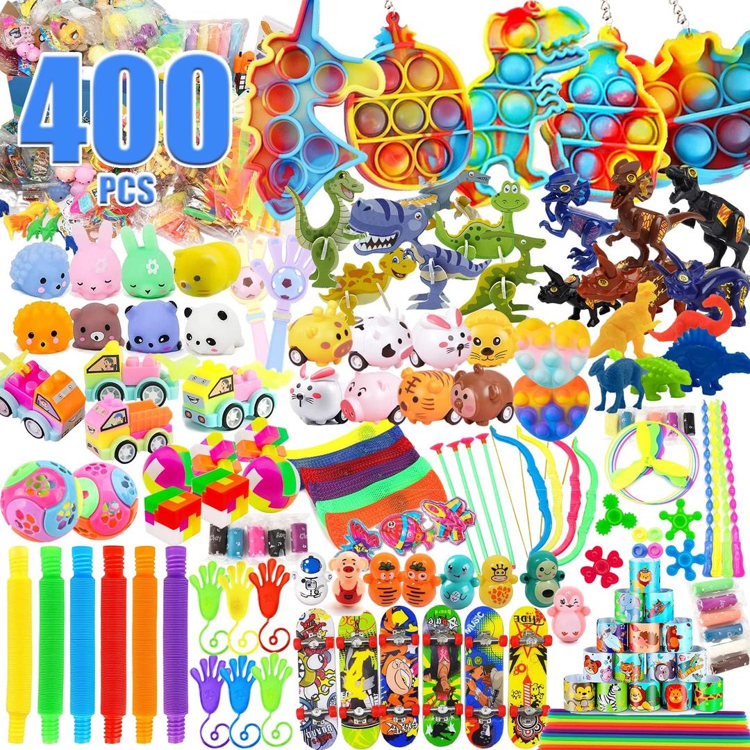 500 PCS Premium Party Favors for Kids, Assortment Toys for 3-10 ages Kids, Goodie Bag Stuffers, Classroom Prizes, Treasure Box Fillers, Birthday Gift Toys, Pinata Stuffers, Carnival Prizes for Boys Girls