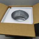 VIVOHOME 8" Cone Top Chimney Cap with Screen, Round Roof Rain Chimney Cover, Galvanized Steel Fireplace Exhaust Cap, Adjustable Roof Cap for Vent