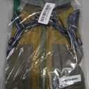 Small Dog Coats for Small Dogs Jackets Fleece Cotton Inner, Waterproof Reflective Dog Jacket with Harness and Zipper, Dog Winter Coats for Cold Weather Small Dogs Coat Winter Clothes (Green, S)