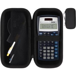 Hard Case Replacement for Texas Instruments TI-30XIIS TI-30XS TI-30Xa TI-36X Pro Scientific Calculator Case Only (Black Case)