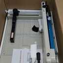 Flexzion Guillotine Paper Cutter 12" A4 Professional Industrial Heavy Duty Scrapbooking Metal Base Trimmer Machine 400 Sheet Capacity for Office Commercial Photocopy Printing Shop