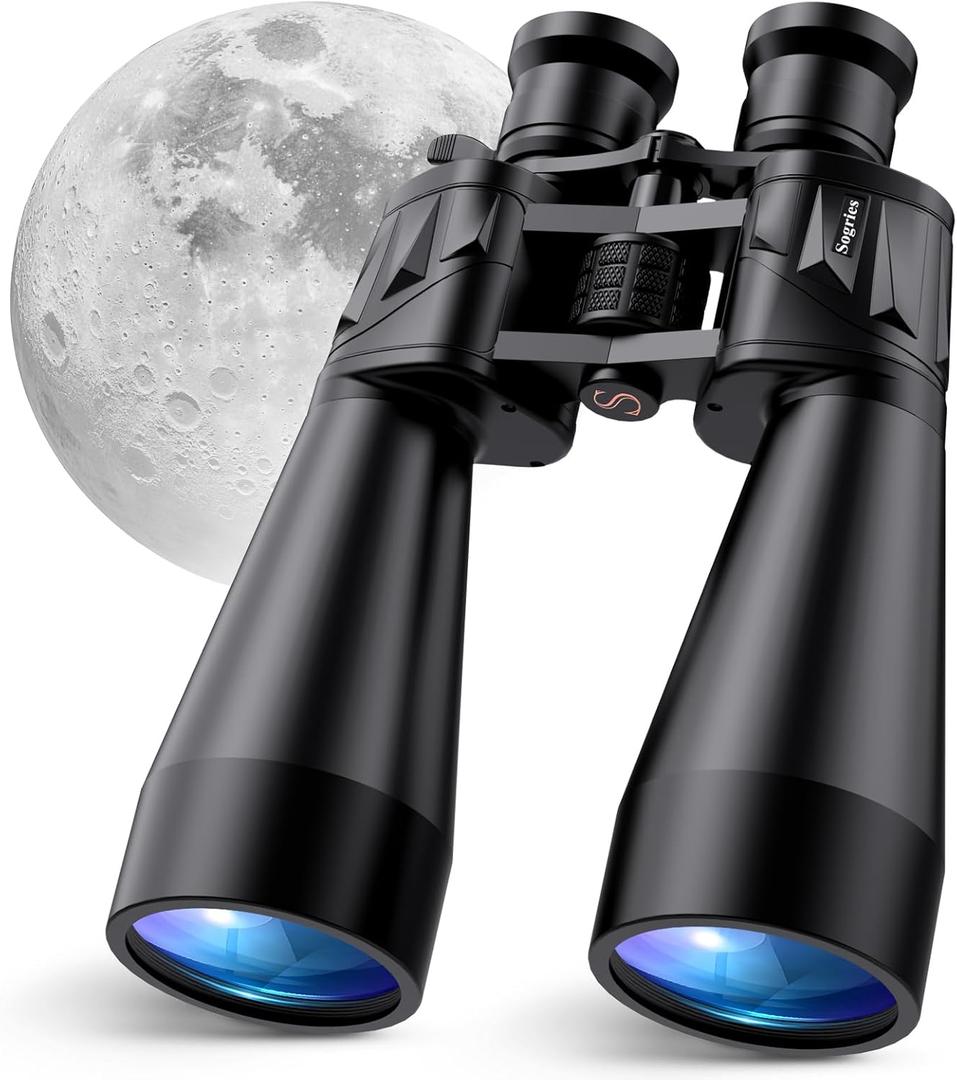 High Powered Binoculars 15-35x70 Zoom for Adults, Long Range Military Binoculars for Bird Watching Hunting Travel Concerts, Astronomy Binoculars with BAK4 Prism & FMC Lens