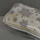 RUVANTI Flannel Sheets Queen Size - GOTS Certified 100% Organic Cotton, 4 Piece Warm, Soft & Breathable Set, Deep Pocket Snug Fit, Double Brushed Cozy All Season Bedding, Crystal Noir