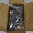 1 Pair Bike Rear Pedals, Mini Folding Bike Pegs, 8mm Aluminium Alloy Non-Slip Bicycle Footrests, Quick Release Foot Plates Pedals for Mountain Bike E-Bike (Black and Silver)