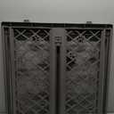 MYPET North States Paws Portable Pet Gate: 26-40" Wide. Pressure Mount. No Tools Needed. Made in USA, 23" Tall, Expandable, Durable Dog Gates for Doorways, Fieldstone Gray