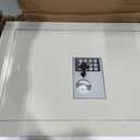 In-Wall Safe with Keypad and 2 Manual Override Keys - Protect Money, Jewelry, and Passports at Home or Business by Paragon Safes (White)