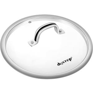 Duxtop Cookware Glass Replacement Lid (Interior Diameter: 6-1/4inch, Outside Diameter: 6-3/4inch) (6.2" ID / 6.8" OD)
