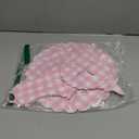 Willinglong 1 Pcs Gingham 3 Tier Cardboard Cupcake Stand Silly Goose Paper Cupcake Stand Tower Tiered Cup Cake Dessert Display Holder for Birthday Baby Shower Party Supplies Decorations (Pink)