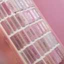 UPAFEXXI-Laminated Bible Tabs (Rose Gold Foil Embossed Lettering), Bible Tabs for Women and Men, Reposition Large Print Stickers, Easy to Read and Apply, 80Chapters Labels for Easy Navigation(Pink)