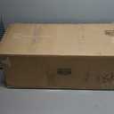 6 FT Pre-Lit Slim Christmas Tree Flocked Xmas Decoration 11 Modes 250 LED Lights