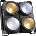 COB Stage Lights, 400W LED Par Light, 3500K~7500K Spotlights LED Blinder Warm&Cold White DMX512 Sound Activated for Church Events Wedding Parties Concert Theater