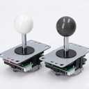 DIY Arcade Game Joystick Kits, (Mixed color (black & white))