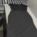 Women's Cocktail Dresses Wedding Guest Party Crew Neck Short A Line Dress with Lace Sleeves L