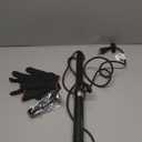 Curling Iron 1 Inch, Long Barrel Ceramic Hair Wand, Fast Heating Hair Curler with 12 Heat Settings with LED Display, Hair Curling Wand Styling and Lasting on All Hair Types, Dual Voltage for Travel (Classic Black)