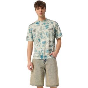 Men's Wilder Quick Dry Oversized Graphic Tee Shirt Standard (XL)