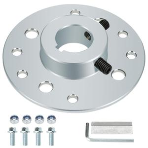 GREHUA Rear Steel Sprocket Drum Brake Hub 1" Bore 1/4" Keyway with Hardware Kit for Predator 212cc 196cc 6.5hp Dune Buggies Drift Trike Heavy Duty Go Kart Cart Parts