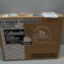 Cottonelle Ultra Comfort Toilet Paper with Cushiony CleaningRipples Texture, 32 Family Mega Rolls = 144 Regular Rolls (8 Packs of 4)