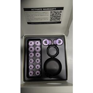 JUSTRVN Ear Plugs for Sleeping, 2 Pairs of Reusable Earplugs for Noise Reduction 25dB-30dB with 8 Ear Tips, Soft Hearing Protection Ear Plugs for Concert, Noise Sensitivity, Study & Work