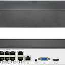 10 Channel NVR 4K Support 10 x 8MP/6MP/5MP/4MP/2MP/1080P IP Cameras, with 10CH POE Port,10CH Network Video Recorders with AI Motion Detection,Supports up to 8TB HDD (Not Included)