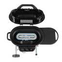Coleman RoadTrip 225 Portable Propane Grill, 2-Burner Gas Grill with Matchless Ignition & Adjustable Temperature Control, 11,000 BTUs of Power for Grilling, Tailgating, Camping, BBQ, & More (Black)