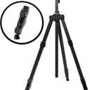 SoHo Artist Aluminum Field Easel, Black - Lightweight Art Supplies Easel Stand for Sign or Painting, Adjustable to 79-1/2", Holds Canvas Up to 60", Includes Nylon Case with Strap