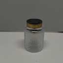 Battery Operated Table Lamp,Cordless Small Glass Accent Lamp with 6-Hour Timer (6H On/18H Off),Warm White LED Decorative Lamp for Nightstand,Bookshelf,Dorm,Desk,Entryway Decor,Indoor Use (Clear)