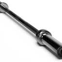 Barbell 6 ft Olympic 2-Inch Solid Barbell | Black