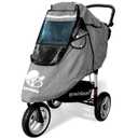 Stroller Rain Cover,Universal Stroller Accessory,Waterproof,Windproof Protection,Protect from Dust Snow,Baby Travel Weather Shield,Rainproof Nano-Coating Elastic Band,Grey