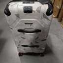Traveler's Choice Maxporter II Polycarbonate Hardside Trunk with Spinner Wheels, White Camo, 31-Inch Large Trunk