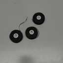 3 Pack Floss Refill Compatible with Burst Refillable Dental Floss Dispenser, Mint Flavor Bamboo Charcoal Floss for Food Residues Removal, Waxed, BPA-Free, 3 x 54 Yds