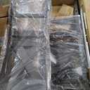 Signature Design by Ashley Caitbrook Rustic 24.63" Counter Height Upholstered Barstool, Set of 2, Gray