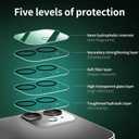 4 x NEW'C 4 Pack, 2 Pack for iPhone 11 Screen Protector + 2 Pack Camera Lens Protector, Sensor Protection,Case Friendly Tempered Glass Film