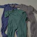 RRP Unisex Baby Footies Pajamas,Rayon Derived From Bamboo,Buttery Soft Sleep 'N Play PJs,2-Way Zipper Closure, 9-12M