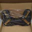 Nail Arm Rest, Arm Rest for Nails Tech, Foldable Nail Tech Client Arm Rest, PU Leather Nail Hand Rest, U Shape Manicure Hand Rests for Foot Hand Rest, Black