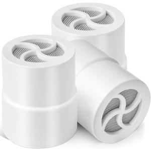High Output Shower Filter Replacement Compatible With Jolie Filtered Showerhead & Shower Filter, For Hard Water Remove Chlorine And Other Impurities, 3 Pack
