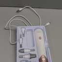 Professional Manicure Pedicure Kit, Electric Nail File Set, Cordless Electric Nail Drill Machine, 5 Speeds Hand Foot Care Tool for Nail Grind Trim Polish(White)