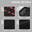 FUNDIARY Large Capacity Carrying Case for Nintendo Switch 2 (2025) - Switch Two Accessories Bundle with Screen Protector, Heavy Duty Protective Dockable Cover, Hard Shell Portable Travel Pouch, Black