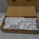 AKTOP Room Divider Curtain Rod, No Drilling Privacy Room Separator for Space Partition, 4-10.5ft(H) 29-73(W) Adjustable Heavy Duty Floor to Ceiling Wall Divider Tension Rod for Room Separation, White