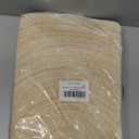 Carvapet 2 ft Round Washable Rug, Imitation Jute Low Pile Circle Carpet with Non Slip Rubber Backing, Foldable Stain Resistant Area Rug for Living Room Bedroom Office Bathroom