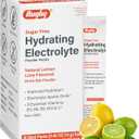Rugby Sugar-Free Hydrating Electrolyte Powder Packs - Drink Mix Powder Packets with 5 Vitamins - Improved Hydration - Natural Lemon-Lime Flavor - 10 Stick Packs - 0.45 Oz Each (1 Pack, EXP: 02/2026)