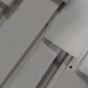 DWVO Makeup Vanity with Large Mirror and LED Lights, Vanity Desk Set with Power Outlet & Chair & 3 Lighting Colors, 4 Drawers, Dressing Table Stool Set for Dressing Room, Pearl White