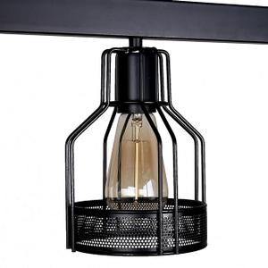 UNITARY Farmhouse Pendant Lights Kitchen Island, Kitchen Light Fixtures, Rustic Dining Room Light Fixture with 4 E27 Bulb Sockets, Black Metal Long Pool Table Lights, Ceiling Pendant Light Fixtures